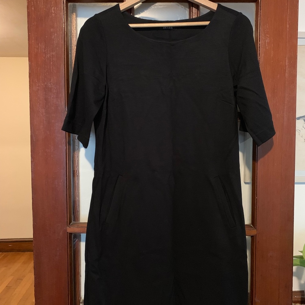 Brass Shift Dress